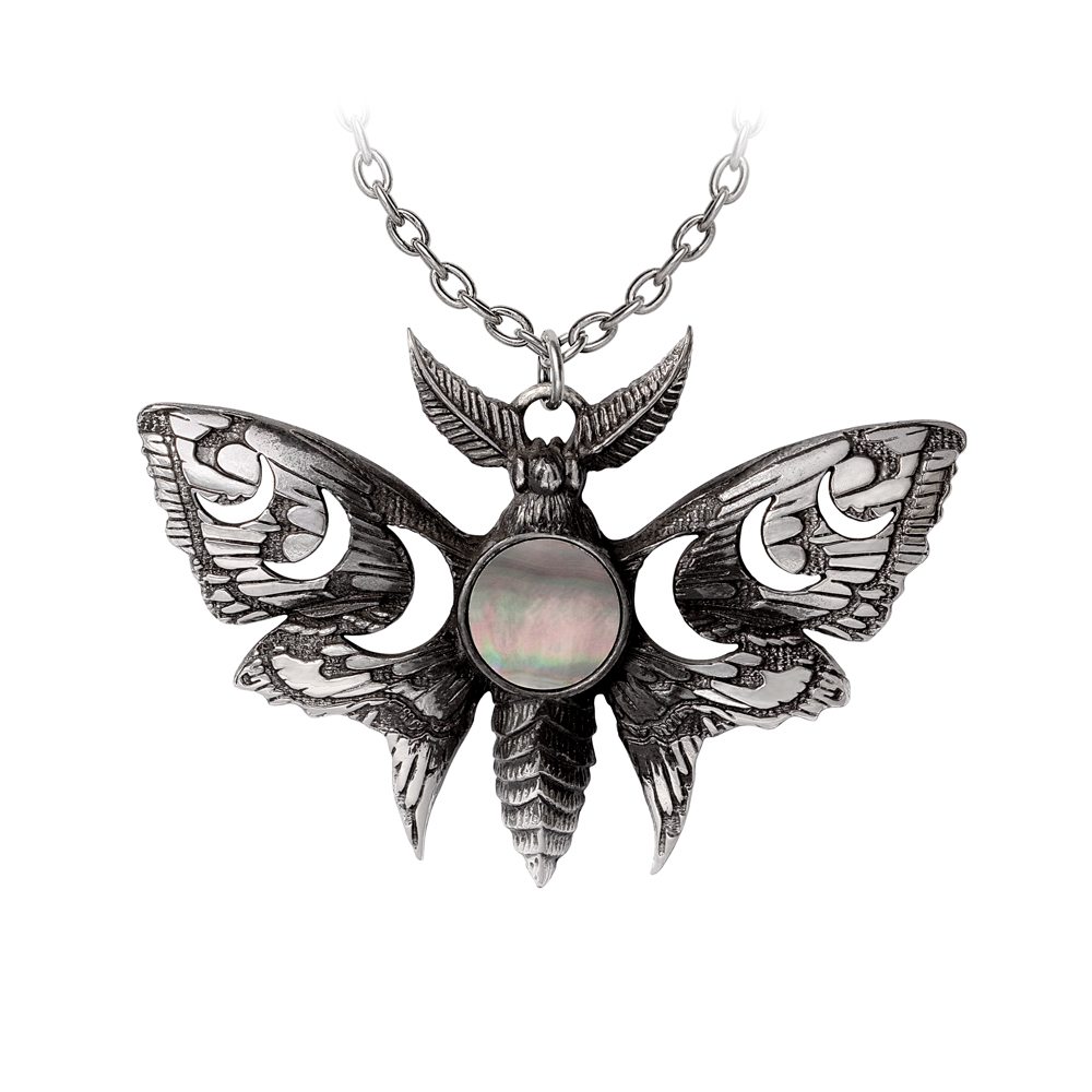 Alchemy - Lunar Moth Ketting - Zilverkleurig